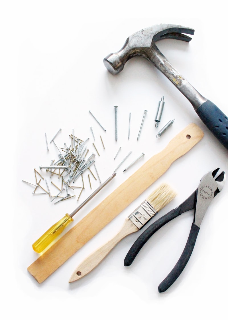 Outils de bricolage pour le déménagement